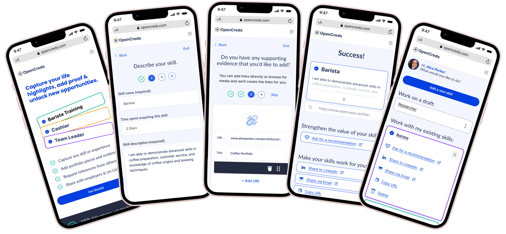 App Screens Fanned Out App Screens Fanned Out