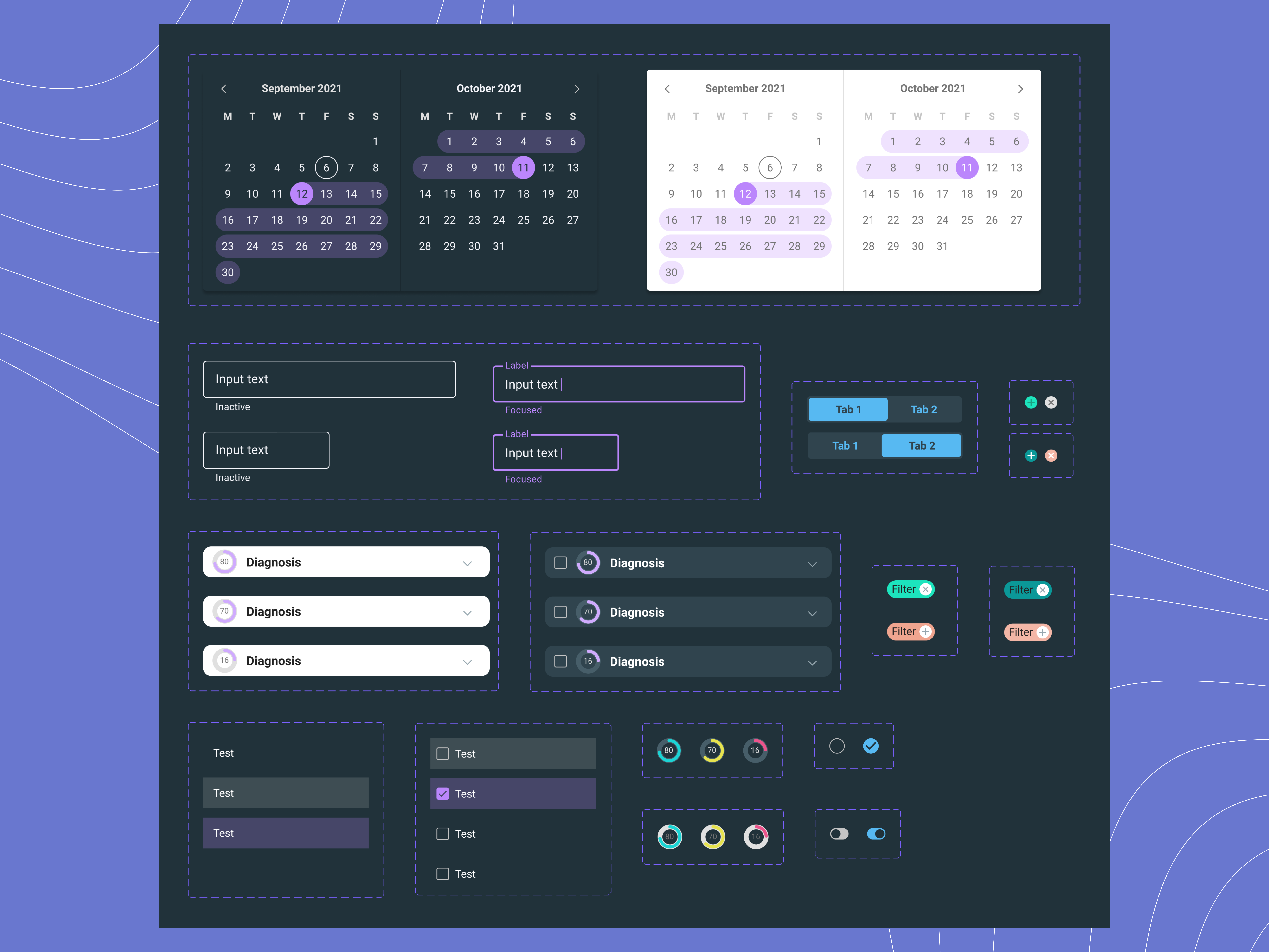 Medical Diagnostic App Design System Medical Diagnostic App Design System