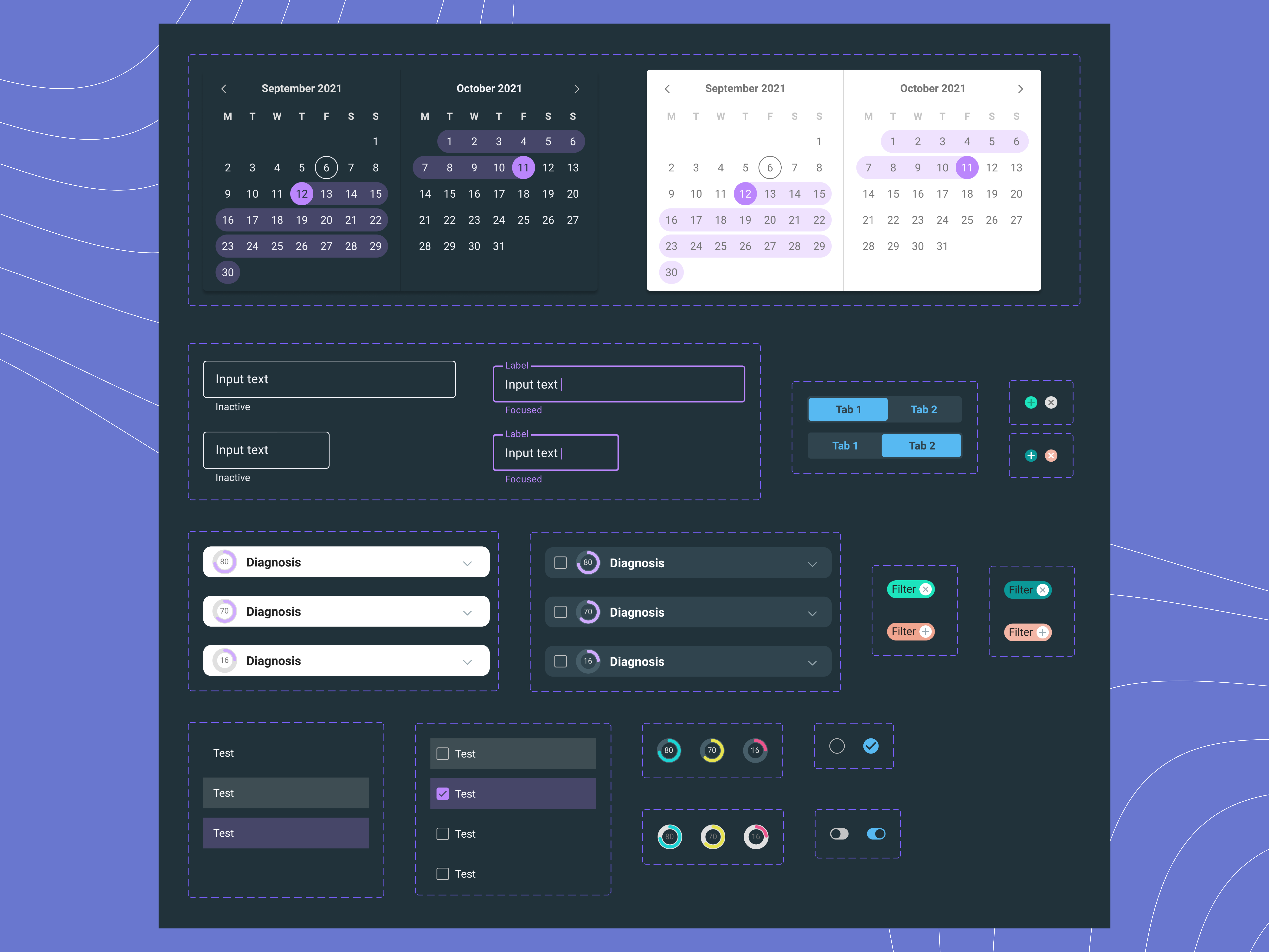 Medical Diagnostic App Design System