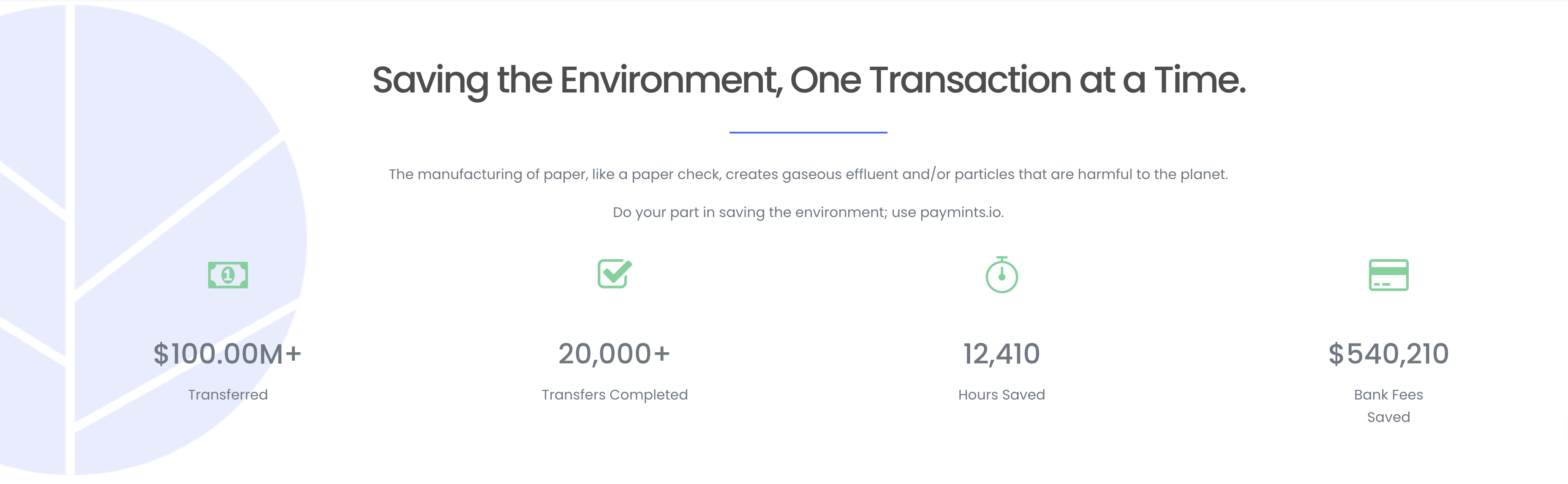 Paymints Statistics